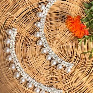 Set 2pcs Bling Crocs Charm Chain Set